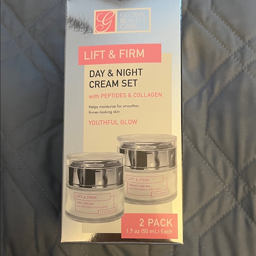 Lift & Firm Day & Night Cream Set - Silver